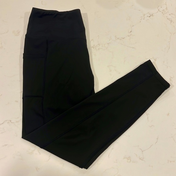 Black Yoga Pants sz L - Picture 1 of 5